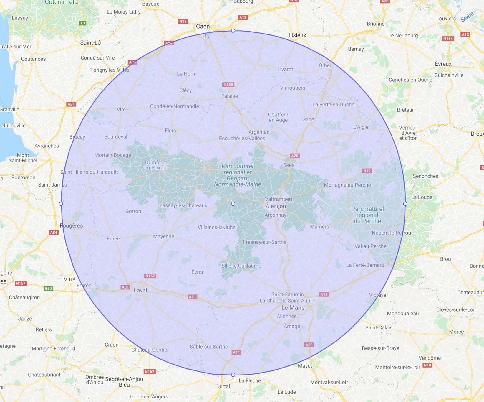 AtHome Gite & Gardening Management covers a 50m radius of Pré-en-Pail